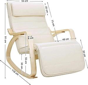 Fotoliu Songmics LYY10M (Beige)