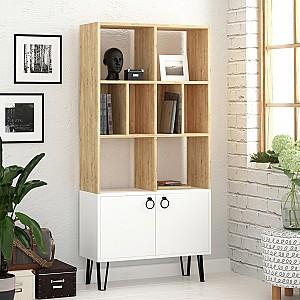 Etajera DECO Bene Oak/White