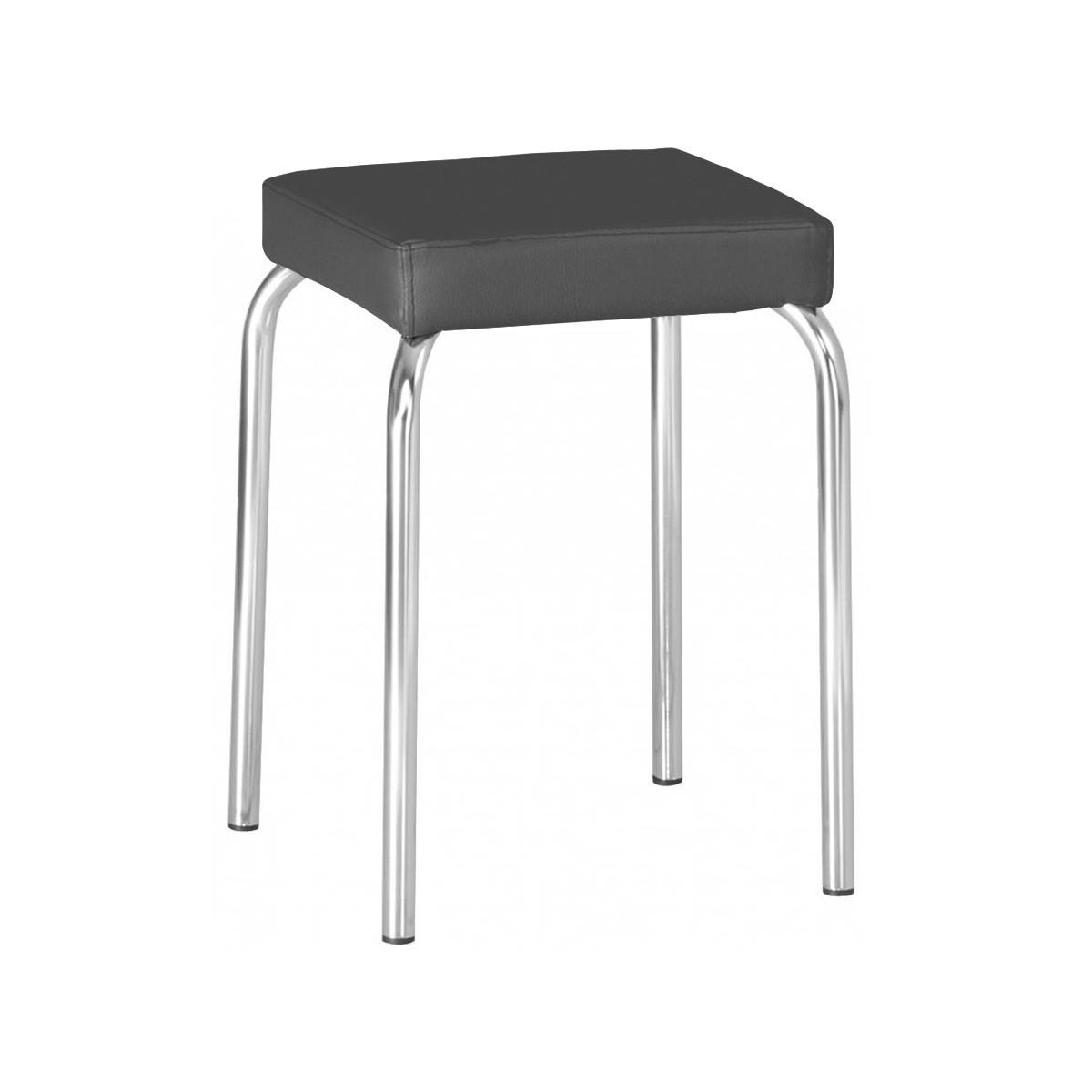 Taburet DP Tutti Chrome Black