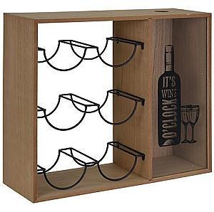 Raft pentru vin H&S 6 sticle + colector dopuri