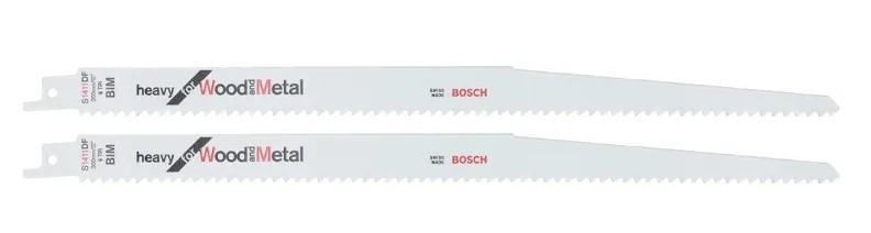  Bosch Set pânze pentru lemn și metal 2 buc.