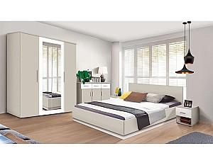 Noptiera Modern Francesca 45 cm (Cashmere/White)
