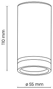 Corp de iluminat directionat LED TK Lighting JET
