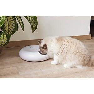Bol de hrana pentru pisici Beeztees Cat Hrănitor automat pentru pisici ONNI White