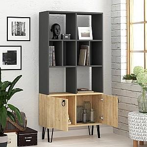 Etajera DECO Bene Anthracite/Oak
