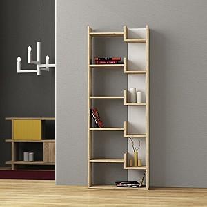 Etajera DECO Oppa Oak/White
