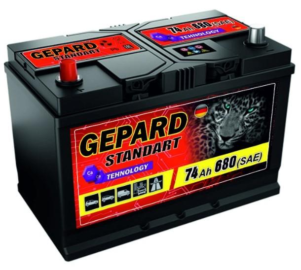 Acumulator auto GEPARD 74Ah 680A