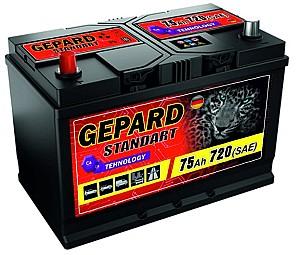 Acumulator auto GEPARD 75Ah 720A