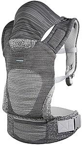 Marsupiu pentru bebelusi Kikka Boo Hoody Fly Knit Grey