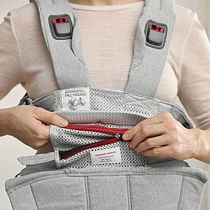 Marsupiu pentru bebelusi BabyBjorn Harmony Light Grey