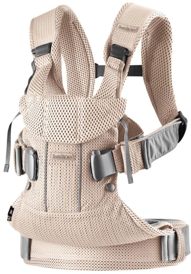 Marsupiu pentru bebelusi BabyBjorn One Air Pearly Pink