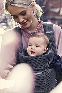 Marsupiu pentru bebelusi BabyBjorn Move Anthracite 3D Mesh
