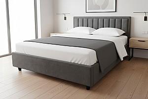 Pat Alcantara Pulsar 1.6 m Gri Închis + Saltea Salt Confort Clasic 160x200