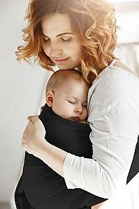 Marsupiu pentru bebelusi Moni Cherish Black