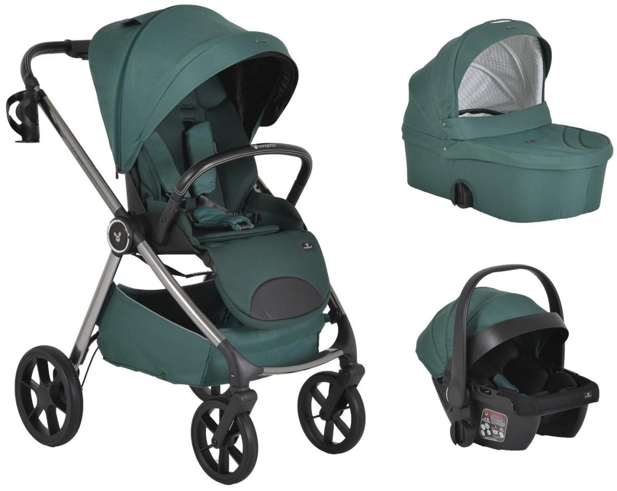 Carucior 3 in 1 Moni Unique Pine-Green