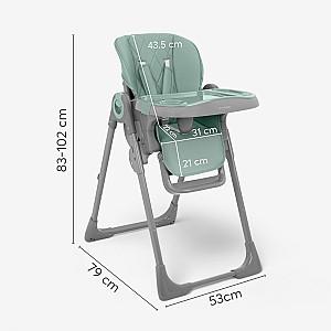 Scaun reglabil pe inaltime de masa Kikka Boo Comfy+ Pink