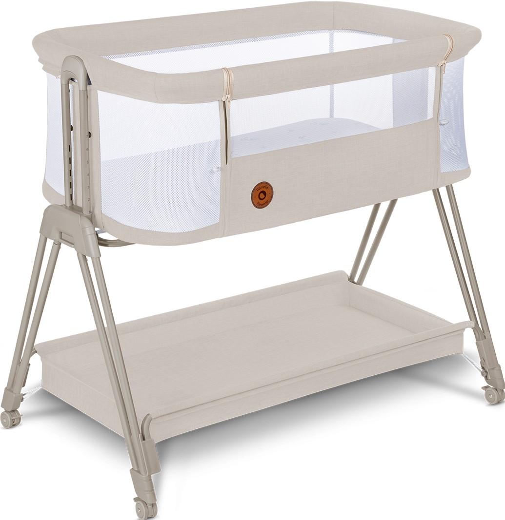 Patut copii Lionelo Luna Beige Sand