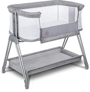 Patut copii Lionelo Luna Grey Concrete