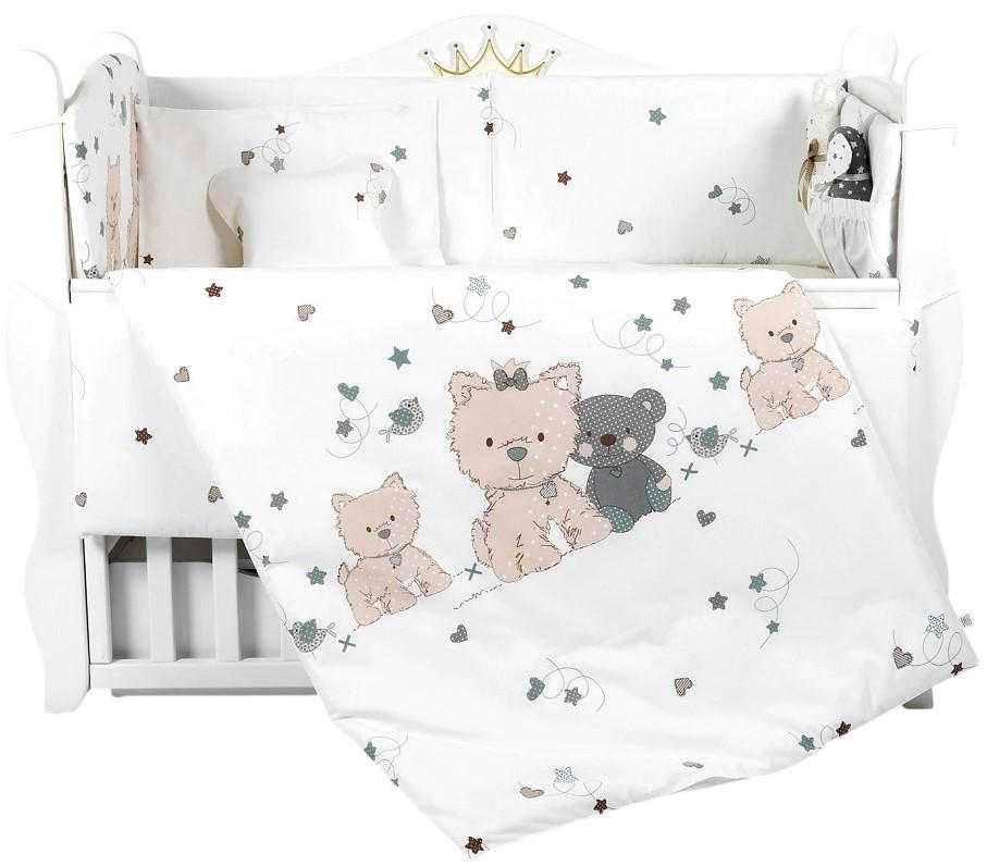 Lenjerie de pat PernaMea Lovely Puppy (8 piese)