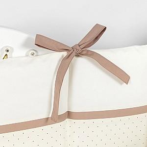 Lenjerie de pat PernaMea Renaissance Buline Ivory (8 piese)