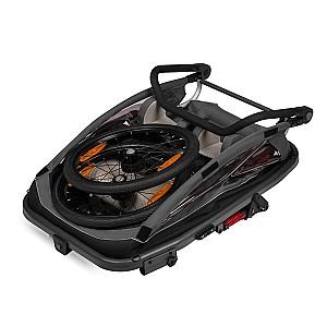 Carucior pentru gemeni Lionelo Cama Grey Graphite