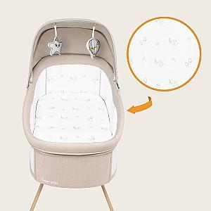 Patut copii Lionelo Malin Evo Beige Natural