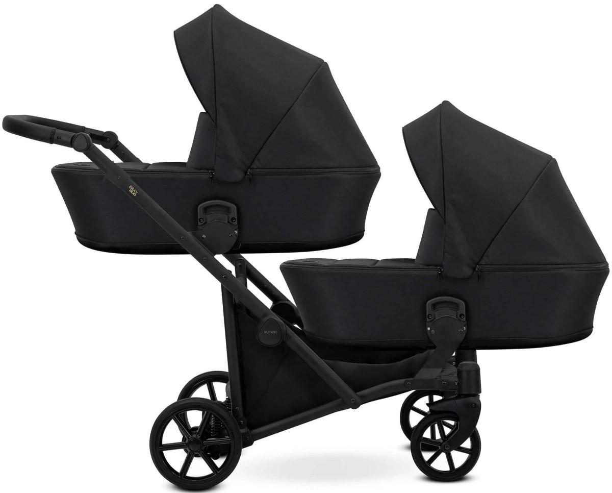 Carucior pentru gemeni Kunert Brav Duo Black
