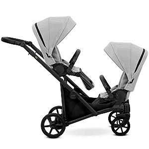 Carucior pentru gemeni Kunert Brav Duo Black