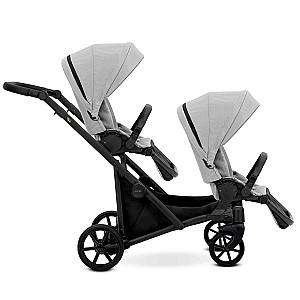 Carucior pentru gemeni Kunert Brav Duo Black