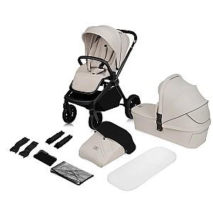 Carucior 2 in 1 Lionelo Mika Plus Beige Sand