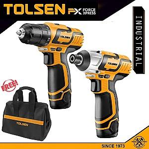 Set de scule electrice Tolsen Li-Ion 12V (79038)