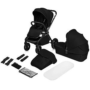 Carucior 2 in 1 Lionelo Mika Plus Black Onyx
