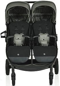 Carucior pentru gemeni Moni TwinGo Mineral Green