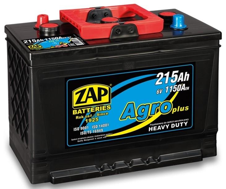 Acumulator auto ZAP 215 Ah 6V Agro Heavy Dute