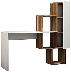 Masa de birou Trendy Acelya Nuc (Maro)/Alb