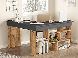 Masa de birou Trendy CT5-AA Pin Atlantic (Bej)/Negru