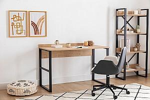 Masa de birou Trendy Deha Safir (Bej)/Negru