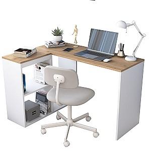Masa de birou Trendy HA113 2035 Stejar (Bej)/Alb