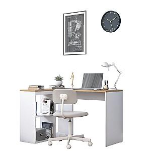 Masa de birou Trendy HA113 2035 Stejar (Bej)/Alb