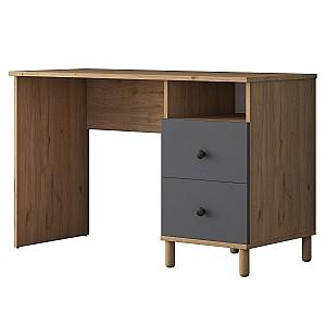 Masa de birou Trendy HA115 2643 Nuc (Maro)/Antracit (Gri)
