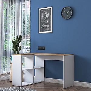 Masa de birou Trendy HA113 2035 Stejar (Bej)/Alb