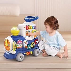 Jucarie de impins si tras Hola Toys 4 in 1 „Trenuț” (HE8990B)