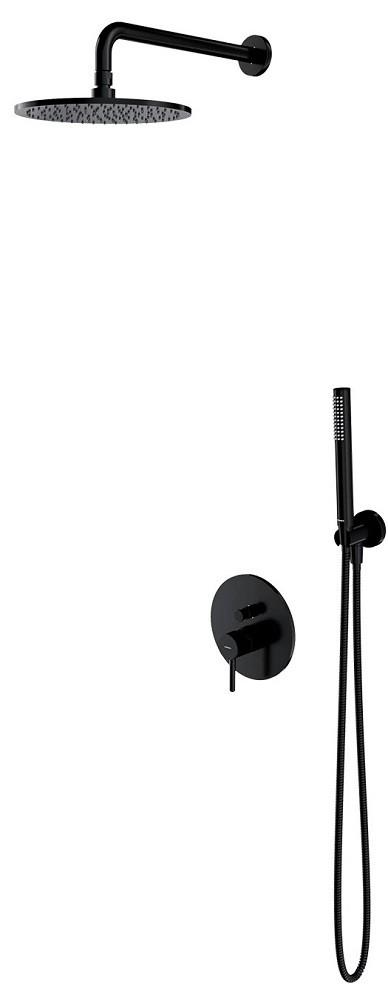 Set de duș Omnires Y Black SYSY18BL