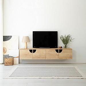 Tumba pentru televizor Trendy Grotte Stejar (Bej)