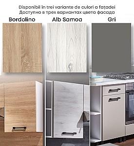 Set mobila bucatarie Ambianta Iris 1.8 m Alb Samoa