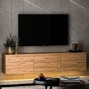 Tumba pentru televizor Trendy Iluminat cu neon Pin Atlantic (Maro)