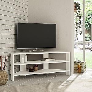 Tumba pentru televizor Trendy Thales Corner Alb
