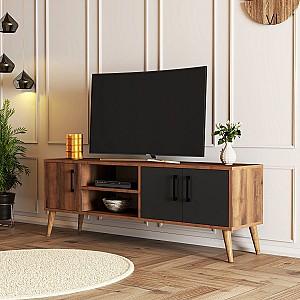 Tumba pentru televizor Trendy Exxen Nuc (Maro)/Antracit (Gri)