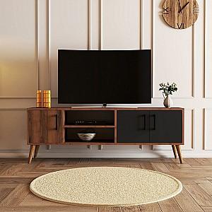 Tumba pentru televizor Trendy Exxen Nuc (Maro)/Antracit (Gri)