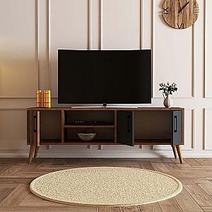 Tumba pentru televizor Trendy Exxen Nuc (Maro)/Antracit (Gri)